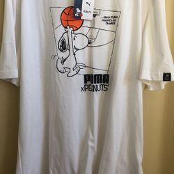 Puma x Peanuts Men’s Shirt Size Large New!!