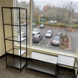 Ikea Nesting Tables With Matching Shelving Unit