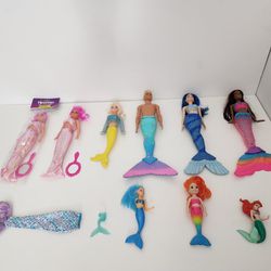 Barbie Mermaid Doll Lot 
