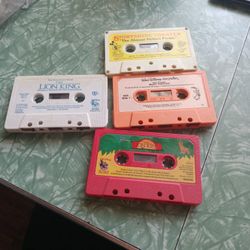 Disney Casset Tapes 