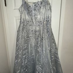 Light Blue Ball Gown 