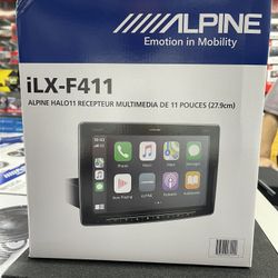 Alpine Ilx-411 Apple Carplay Android Auto 11 Inch Touchscreen Stereo System