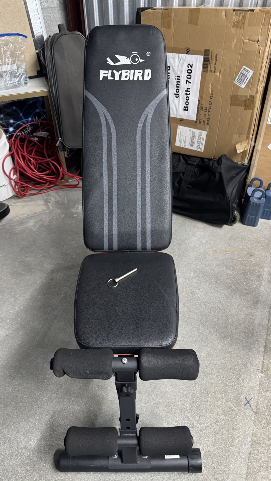 Like New Weight Bench, Rack, Weights