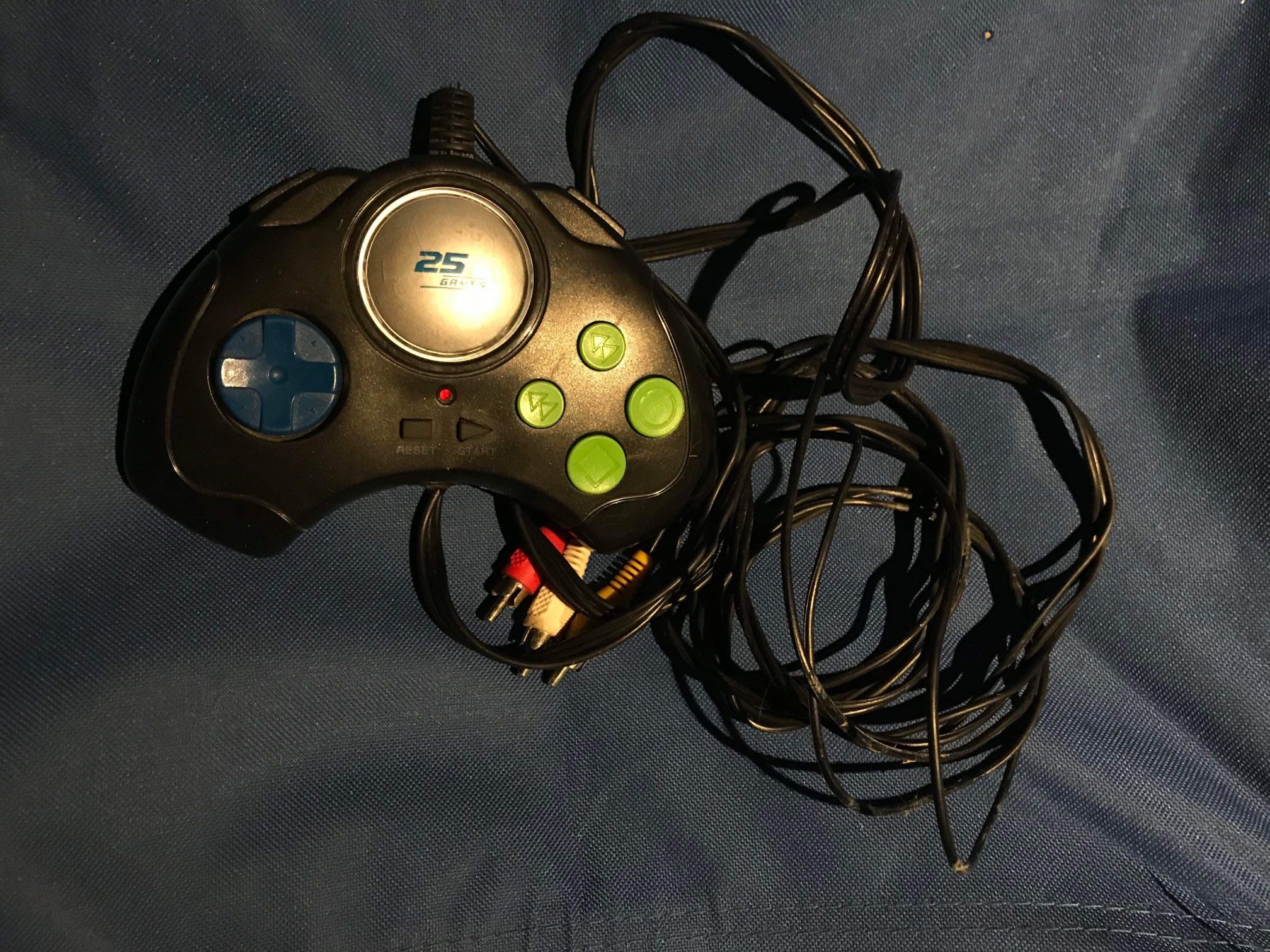 Plug and Play TV NTSC System 25 Games Controller Black Tested Works Video Fun 📺