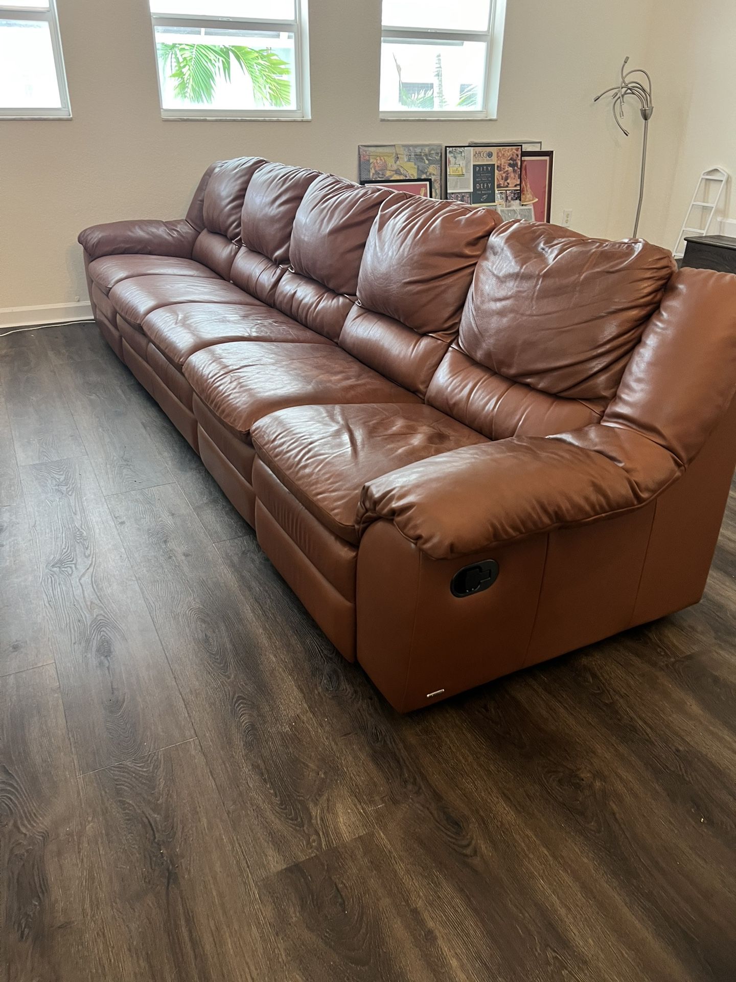 Natuzzi Leather Couch 2 Recliners for Sale in Pompano Beach, FL OfferUp