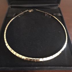 Vintage 16” Gold Over 925 Silver Necklace
