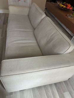 ESPECIAL DISCOUNT 4th of July - 2 Seater fabric beige sofa Minotti