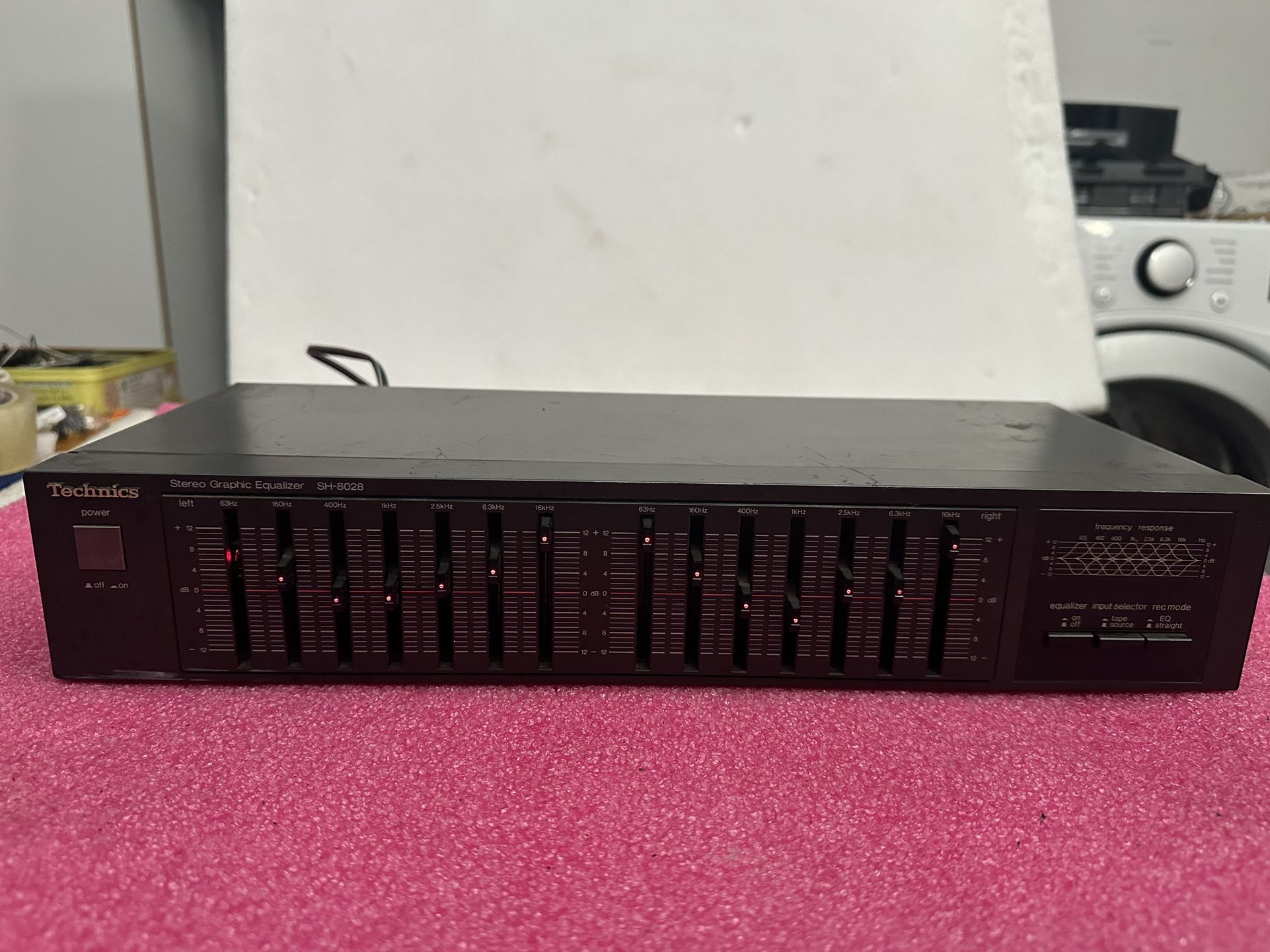 Technics SH-8028 Stereo Graphic Equalizer. MADE IN JAPAN