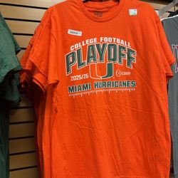 Miami Hurricanes National Championship Playoff T-Shirts
