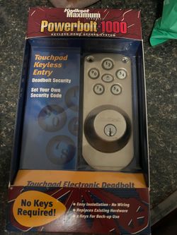 Quikset PowerBolt 1000 Keyless Entry