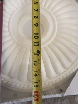 Medallion cover for light fixture
