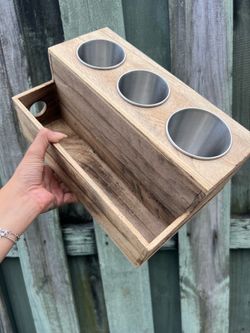 Wood (bathroom) organizer
