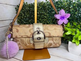 Coach Signature Canvas Shoulder Bag