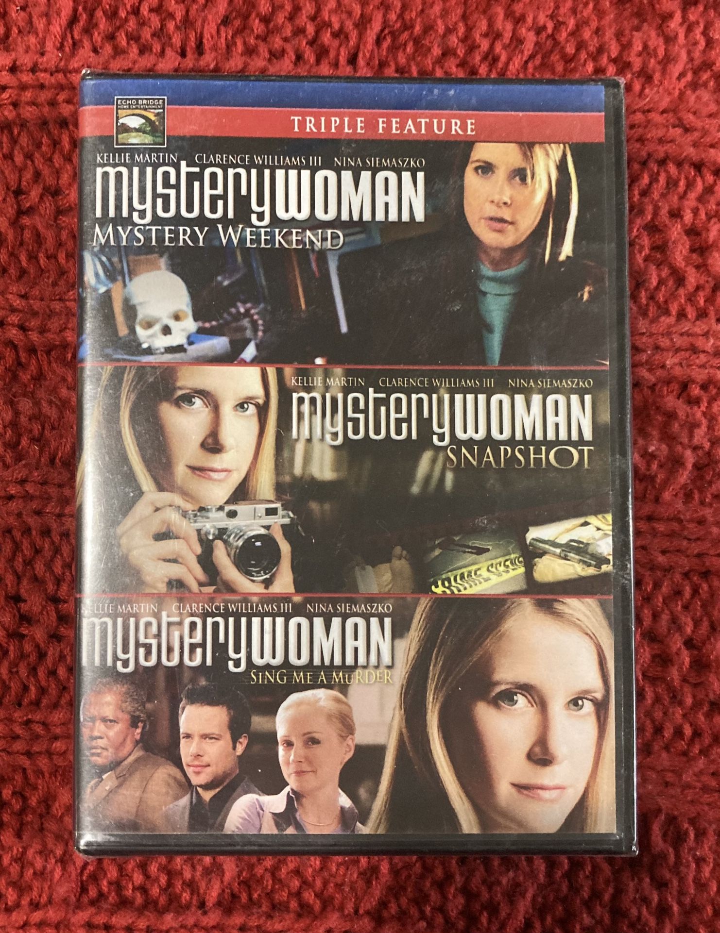 NEW DVD Mystery Woman Triple Feature - Mystery Weekend, Snapshot, Sing Me A Murder