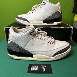 Air Jordan 3 Retro “White Cement Reimagined” USED Size 11.5 OG ALL DN3707-100