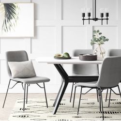 2pk Turnbull Upholstered Dining Chairs Light Gray - Project 62