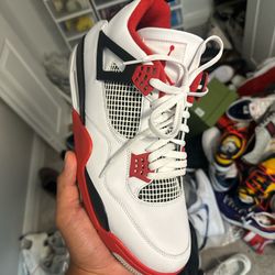 Fire Red Jordan 4’s