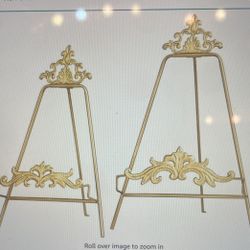Deco 79 Metal Gold Easel