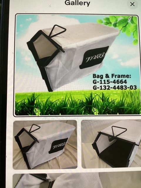 Toro Mower Grass Catcher Bag and frame