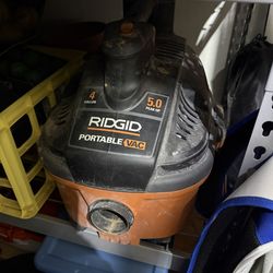 Rigid Wet Dry Vac 4 Gallon 5hp Corded