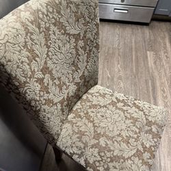 Decorative Floral Scroll Chair