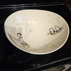 Vintage Red Wing Bob Quail Pitcher Salad Bowl Dinner Plates