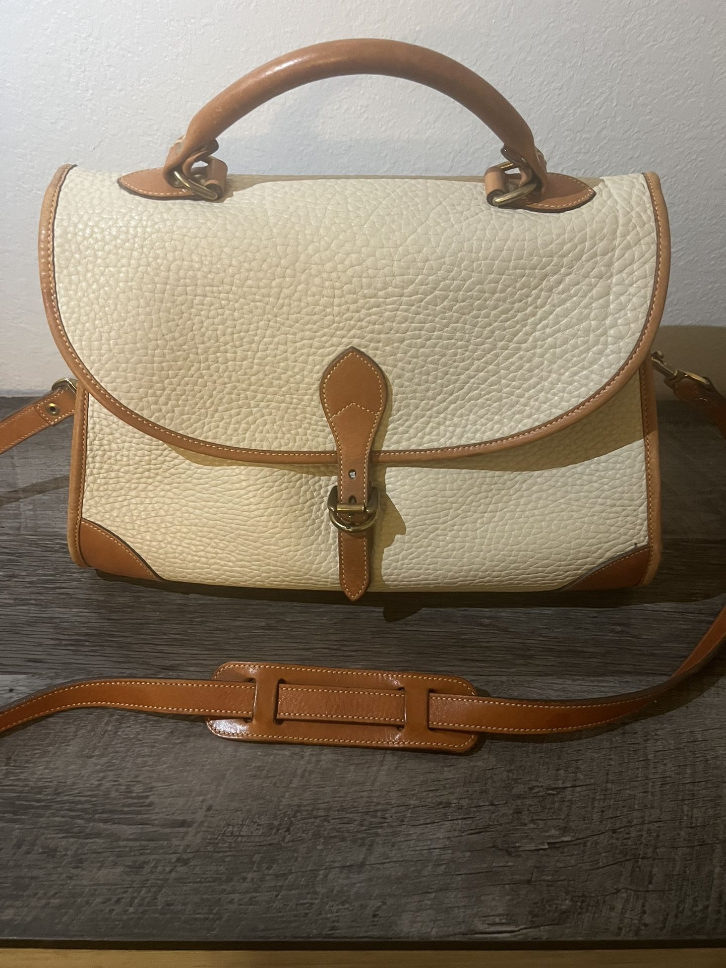 Dooney & Bourke Vintage Leather Top Handle Crossbody Convertible Bag