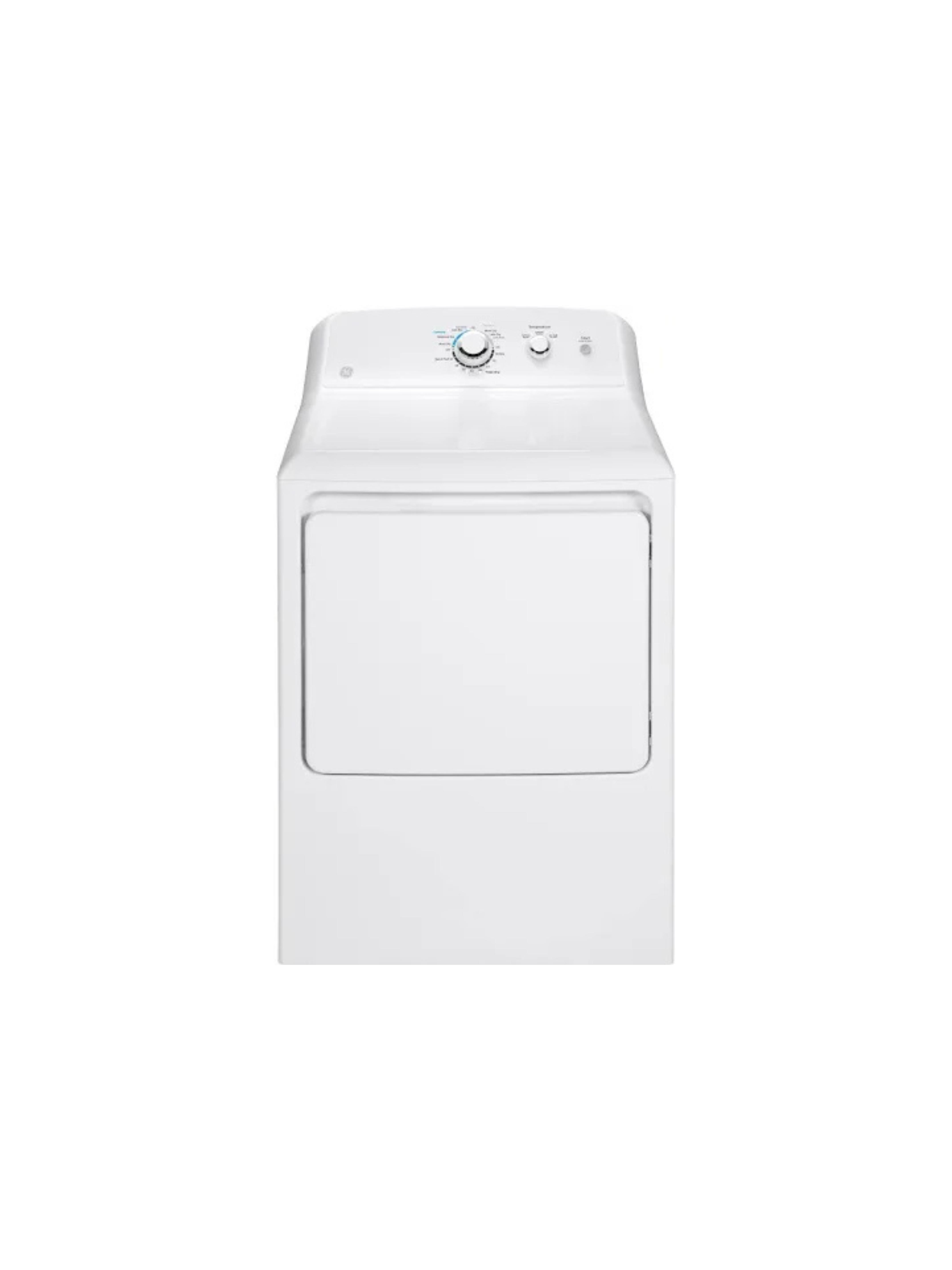 GE - 6.2 cu. ft. Gas Dryer in White