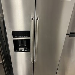 Kitchenaid Side By Side Fridge Stainless Steel 