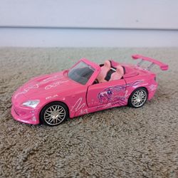 Jada Suki's Honda S2000 Convertible Pink with Graphics Fast & Furious Movie...