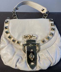 Betsey Johnson Studded Leather Handbag