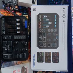 TC Helicon Goxlr Mixer And Stand With Power Cord.