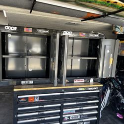 Tool Chest And Overhead Cabinets 