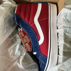 VANS Sk8-Hi ComfyCush 'Chili Pepper True Blue' Men’s size 11