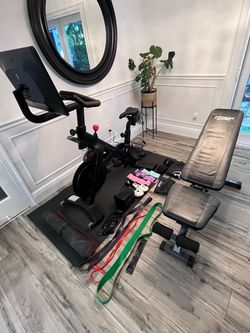 Everything included *** Peloton Indoor Exercise Bike