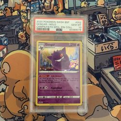 Pokemon Gengar #SWSH052 PSA 10