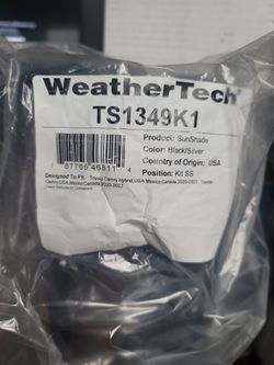 Weather Tech Full Car Shield Kit 2020-2022 Hybrid Camry