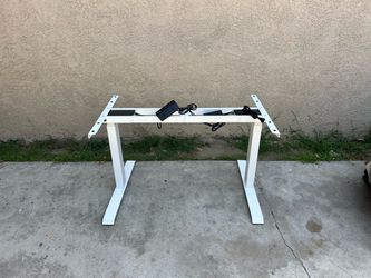 NEW WHITE Dual Motor Electric Adjustable Frame Desk ONLY **2 Available, $85 Each**