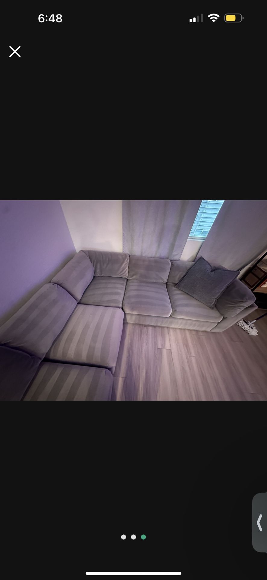 couch + ottoman that’s not in pictures