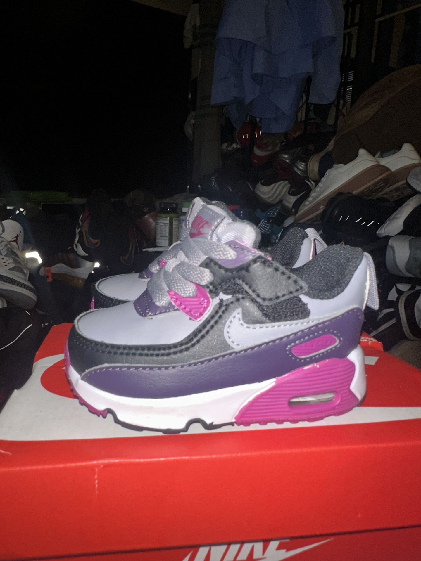 Nike Air Max 90 Easyon PS Size 4C Dark Raisin New With Box 