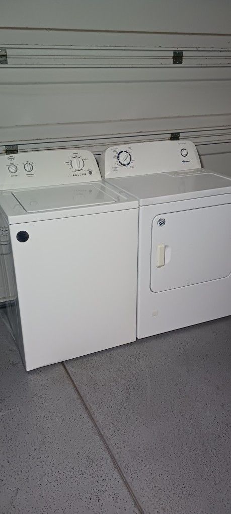 Roper Washer By Whirlpool Corporation December 2023 Model And Amana Gas Dryer 