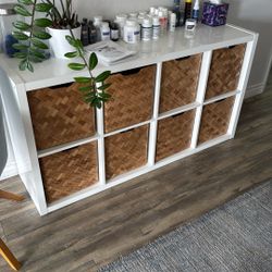 IKEA Kallax Cubbies With Baskets 