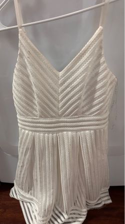 Haute Monde White Dress - Size S