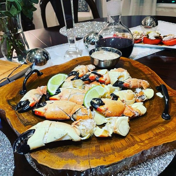 Unique Raw Edge Serving Platter. Custom Made