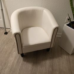 Leather Small Chair Like New