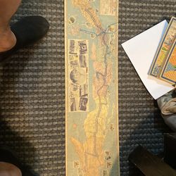 Vintage Esso Cuba Road Map – Standard Oil Company of Cuba – Pre-1960 Tourist Map Mounted on Board (Approx. 30” x 11”)  ⸻  Description  Vintage Esso pr