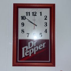 Dr. Pepper clock 