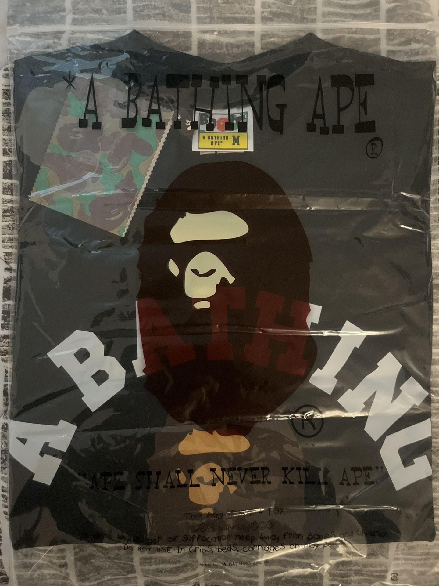 Bape T Shirt Black