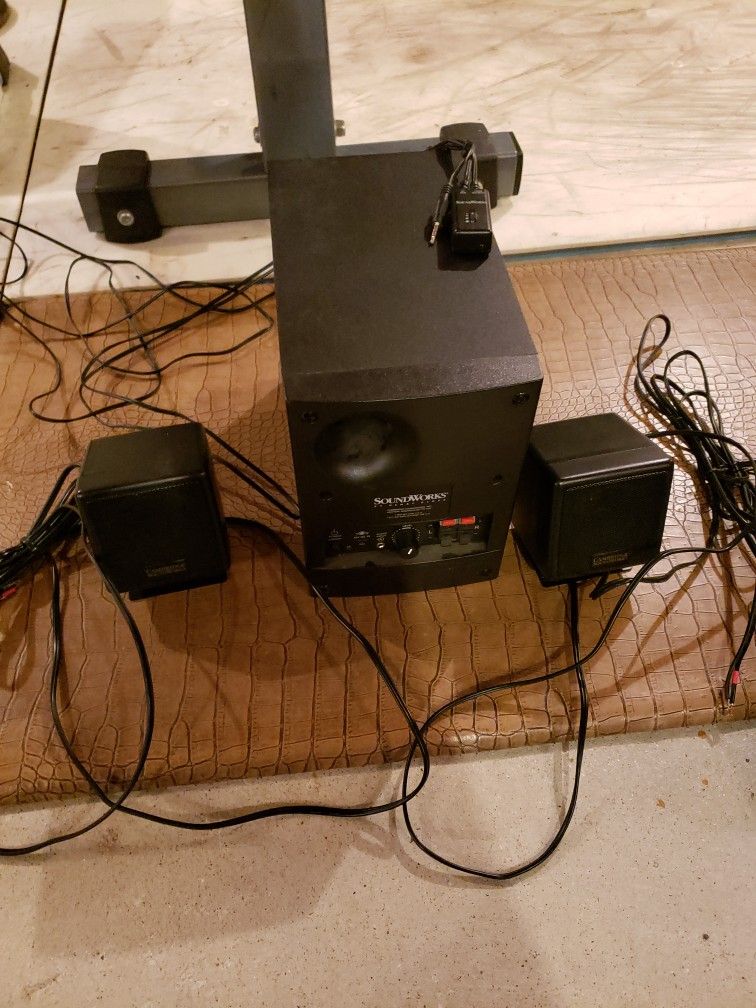 Cambridge sound works stereo system