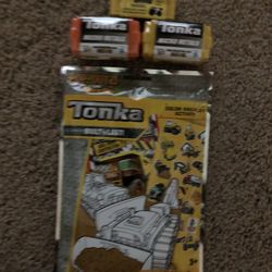 Tonka Trucks & Activity & Color Set
